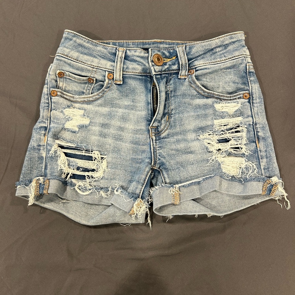 American Eagle blue jean shorts